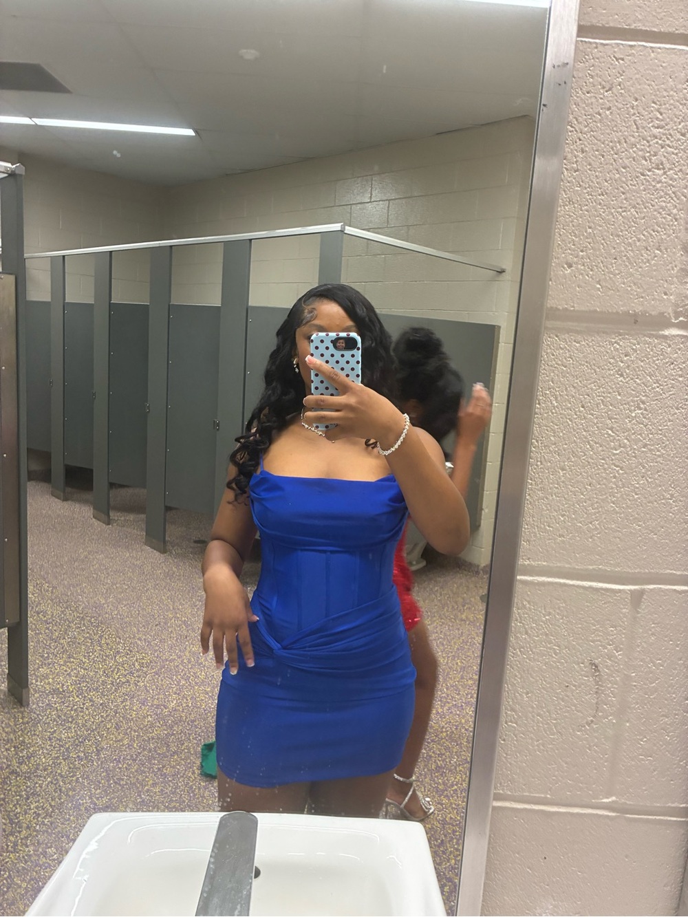 Windsor Royal Blue Strapless Mini Dress